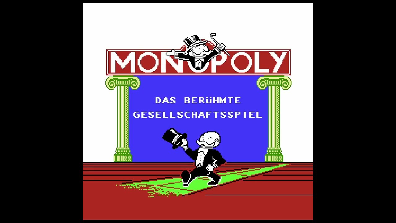 Monopoly (NES) - German gameplay