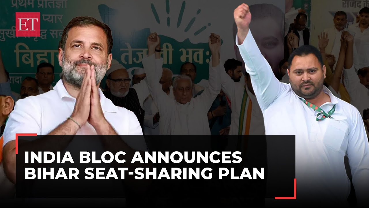 Lok Sabha polls 2024: INDIA bloc releases Bihar seat sharing plan; RJD gets 26,&nbsp;Cong&nbsp;9,&nbsp;Left&nbsp;5