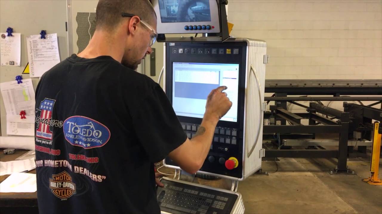 Swanton Welding Co. Second Ficep CNC Drill Line
