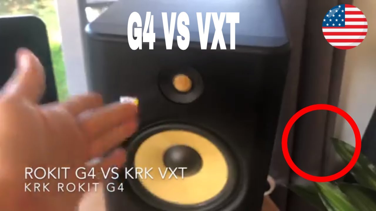 ✅  KRK Rokit G4 vs KRK VXT 🔴
