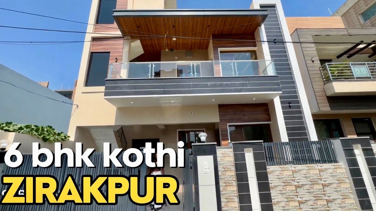 ZIRAKPUR की प्राइम लोकेशन में बना दिया इतना प्यारा 200 GAJ का घर ❤️
