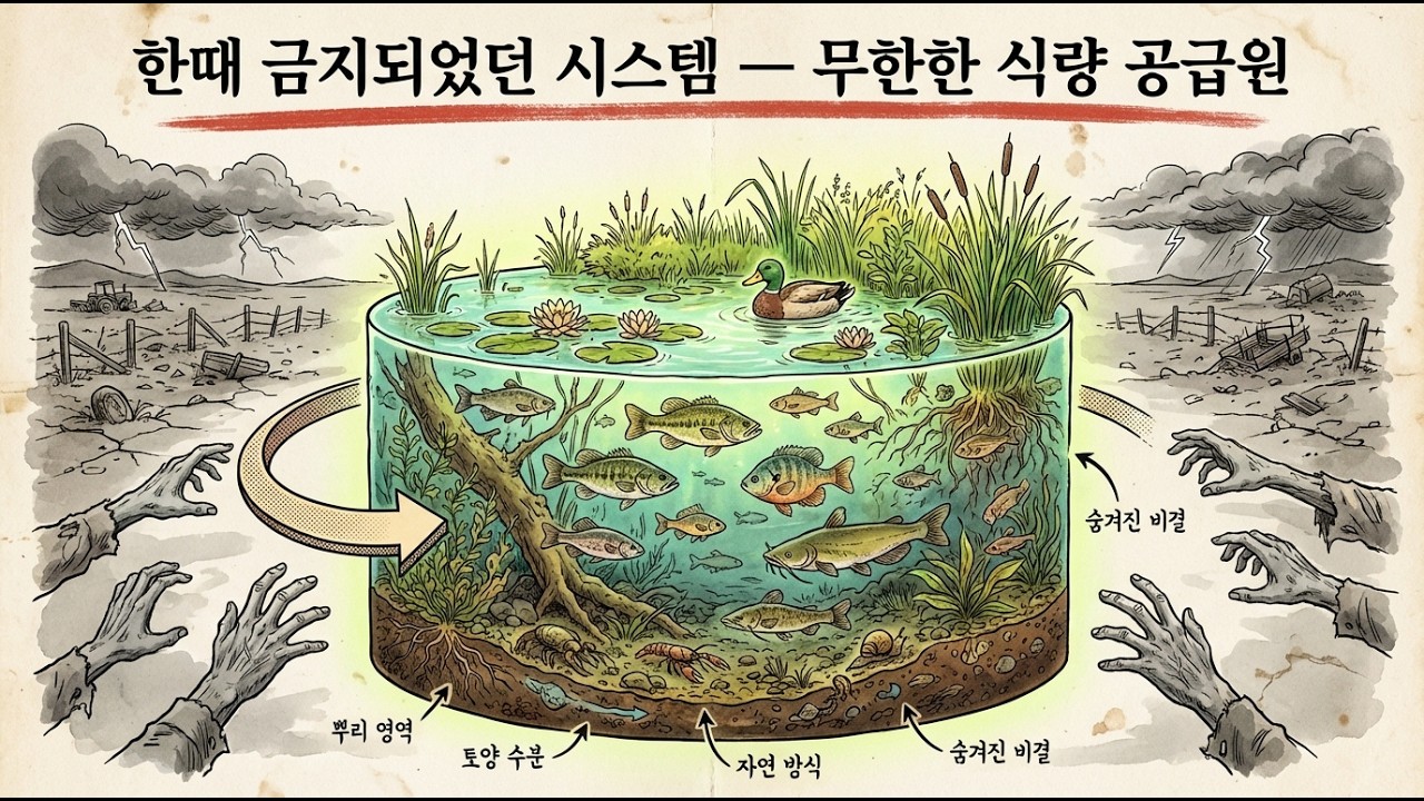 2,000년 된 식량 시스템 — 끝없이 식량을 만들어내는 방법 (한때 금지됨)