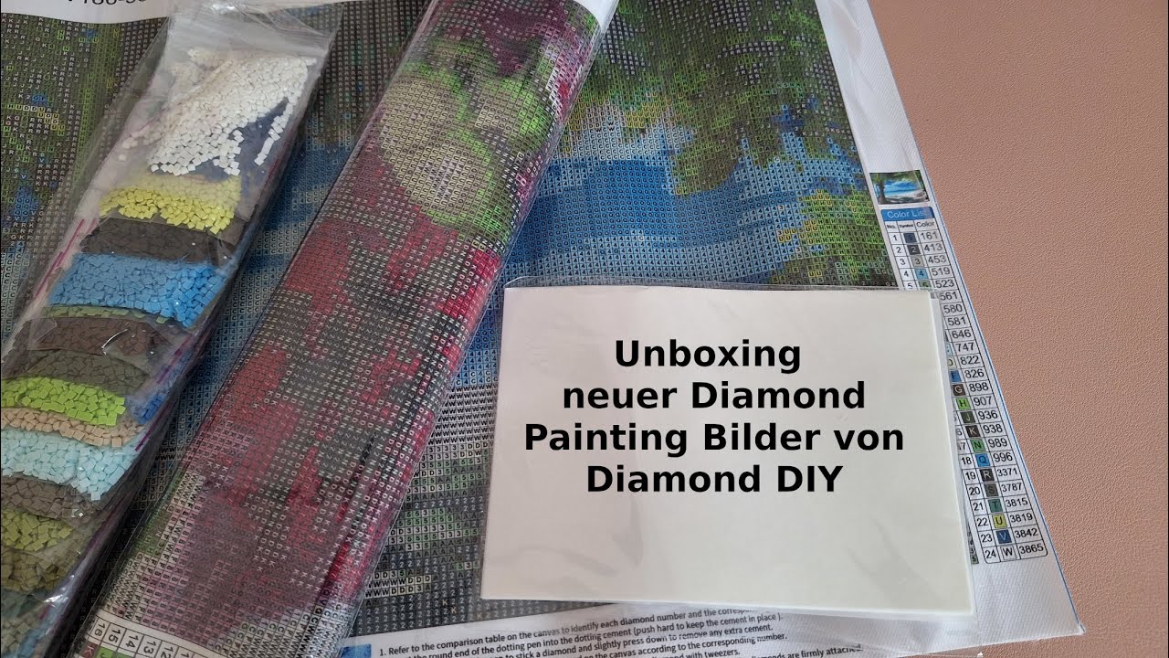 #unboxing / Diamond Painting Bilder von Diamond DIY