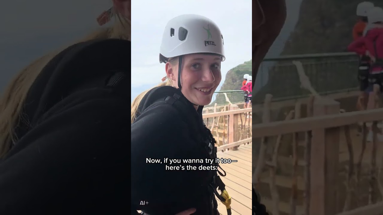 The Craziest Zipline in Europe?! 😱 | Ribeira da Janela, Madeira