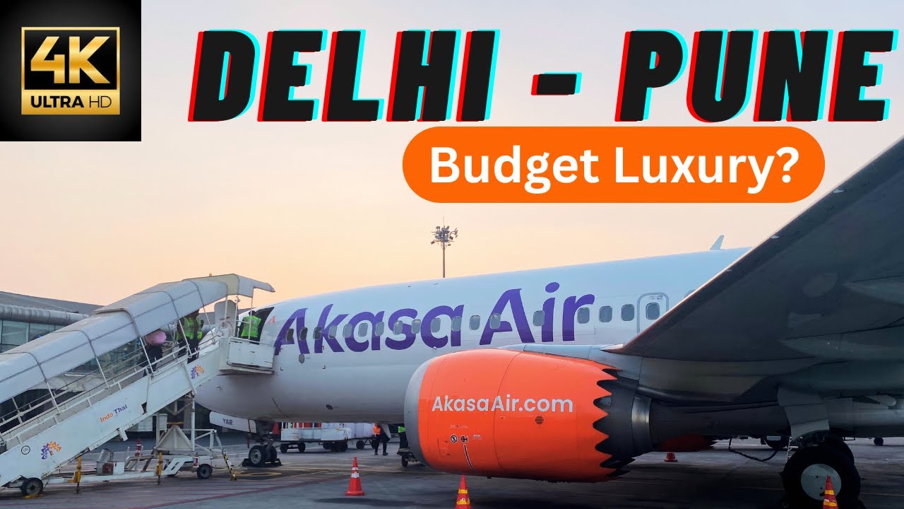 AKASA AIR REVIEW | Delhi LOUNGE + NEW Pune Terminal | New Delhi - Pune | B737 MAX 8