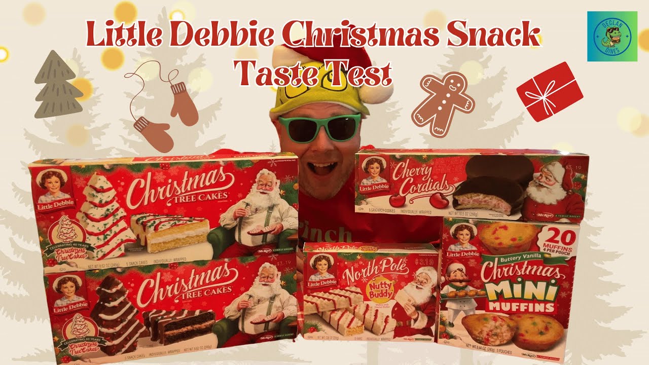 Taste Testing Little Debbie’s New Christmas Snack Lineup!