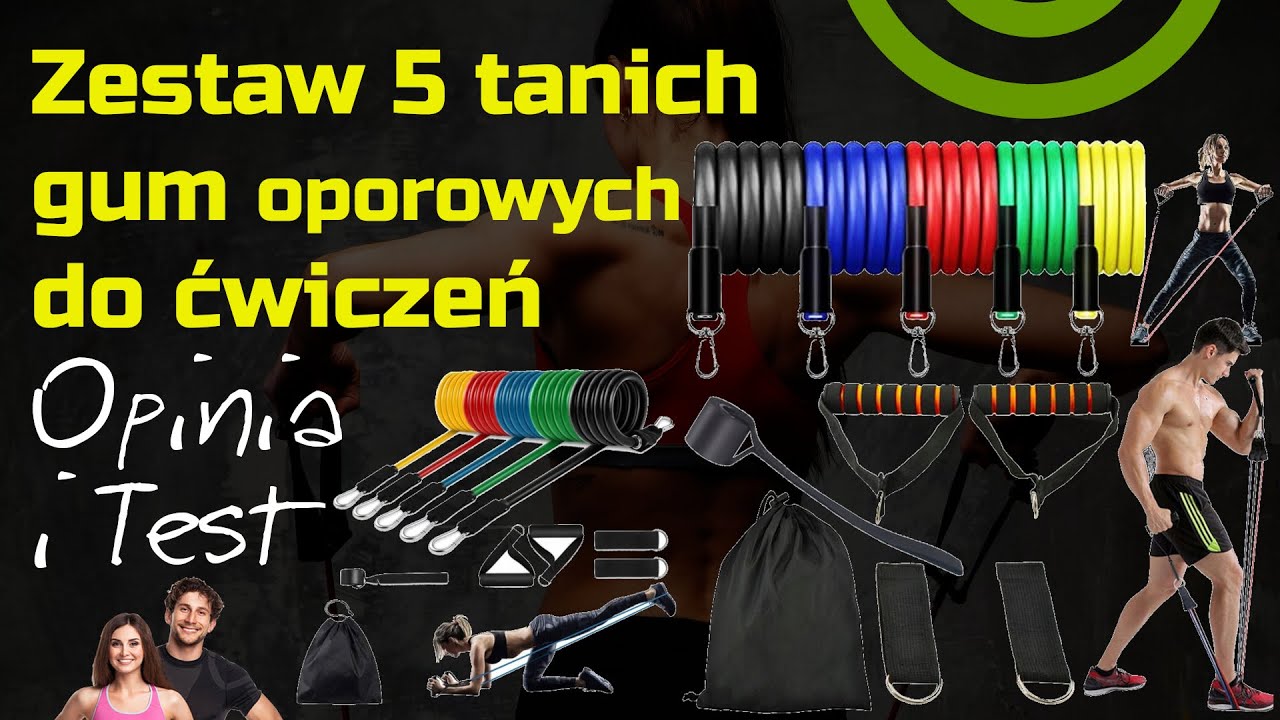 Zestaw 5 Gum oporowych do ćwiczeń &ndash; Opinia