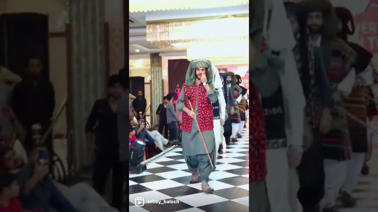 New Balochi Song | Baloch Cultural Model | Zebby Baloch #rampwalk #model