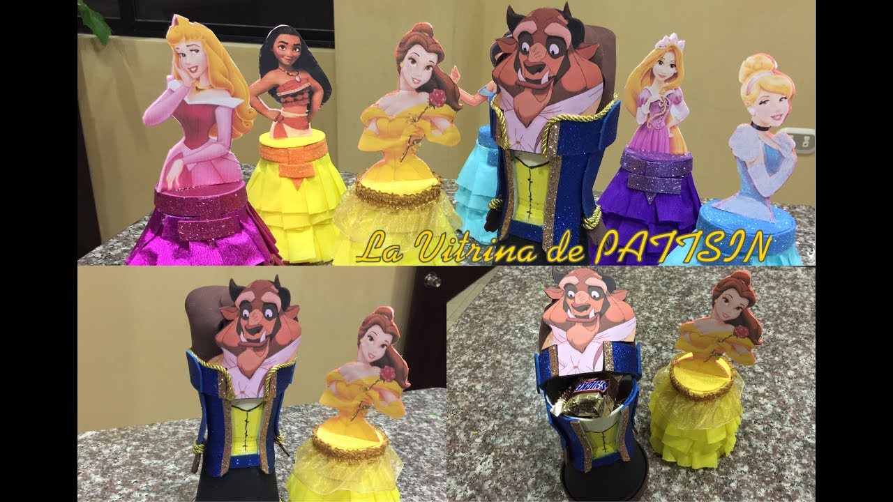 Bella y bestia dulcero, organizador, Beauty and the beast  party bag #dulcero #fiestatematica