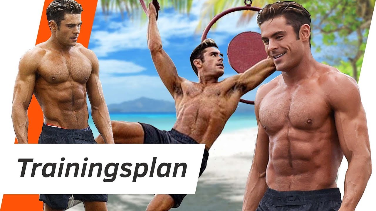 Zac Efron TRAINING und ERNÄHRUNG - Baywatch Trainingsplan | Andiletics