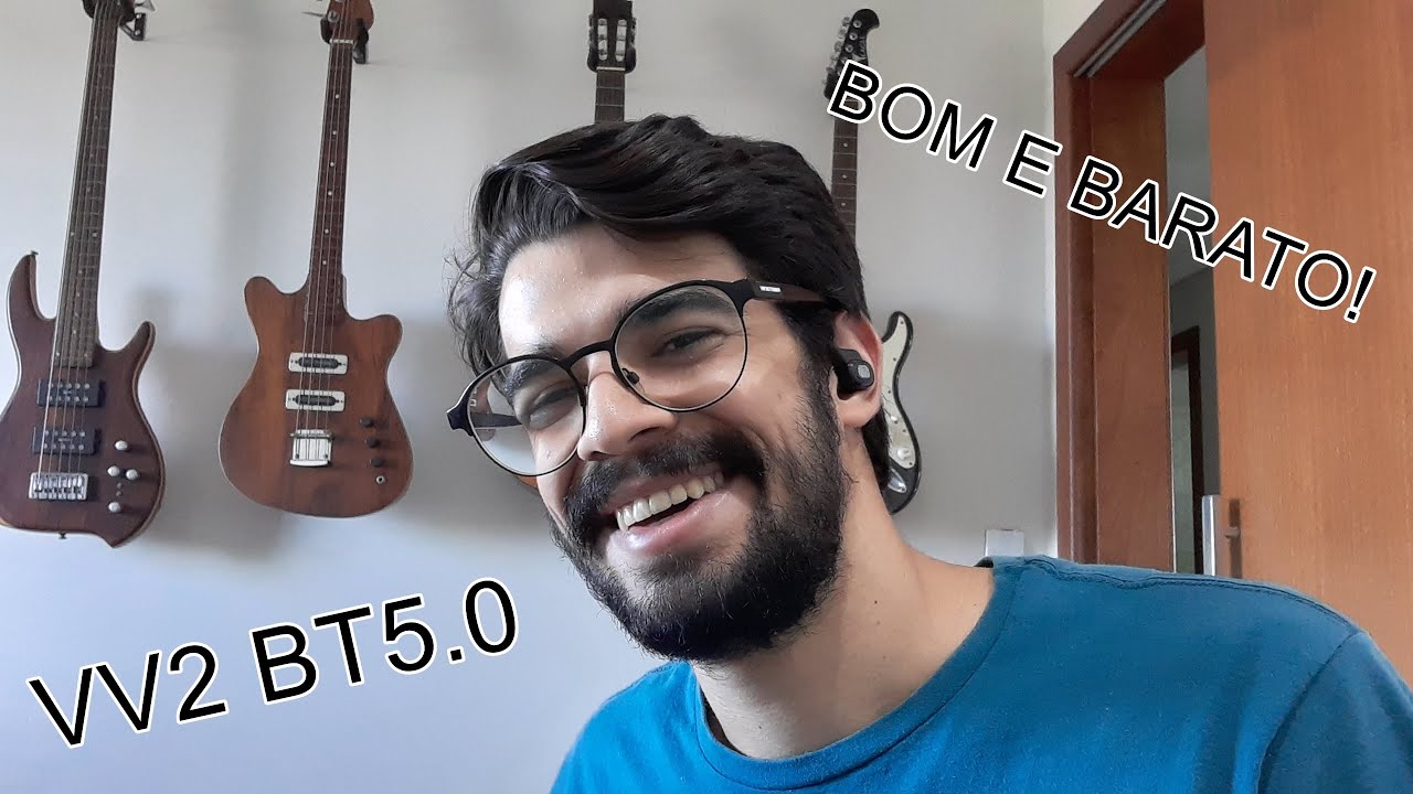 Fone de ouvido bom e barato para esportes - VV2 BT5.0