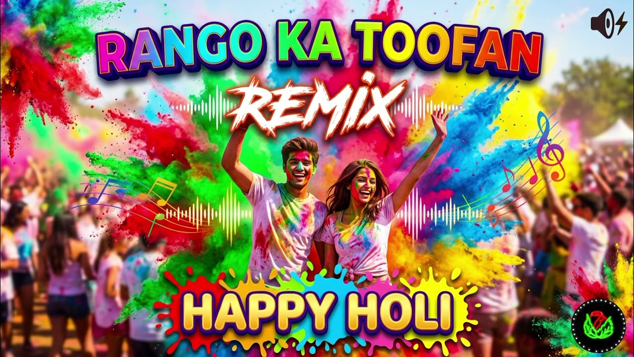 रंगों का तूफ़ान | Happy Holi 2026 Special Song | DJ Dance Holi Song | धमाकेदार होली गीत 🎨🔥