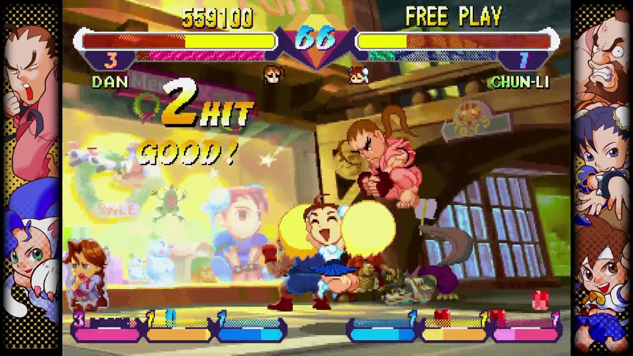 Super Gem Fighter: Mini Mix (Xbox One) Arcade as Dan
