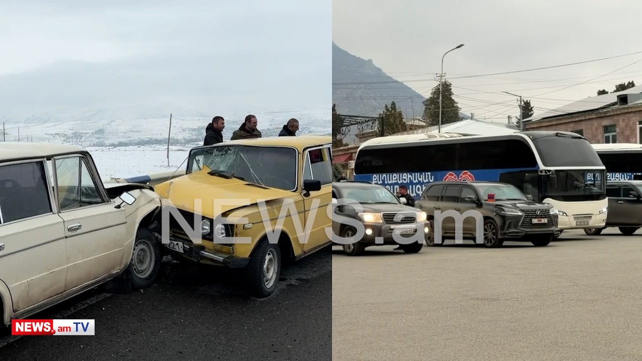 Ճակատ առ ճակատ խփել եմ. վթար՝ ՔՊ-ի ուրախ ավտոբուսների անցնելու պահին