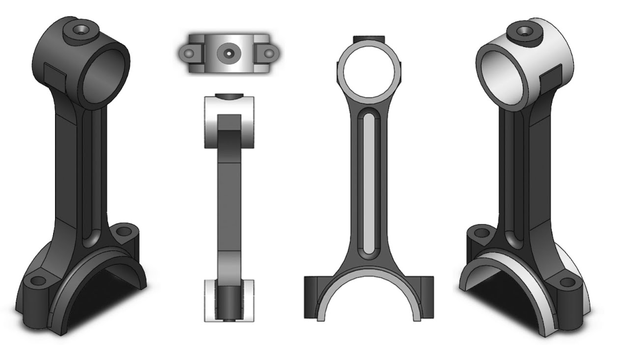 Solidworks 2020 Örnek Çizim Zor #2