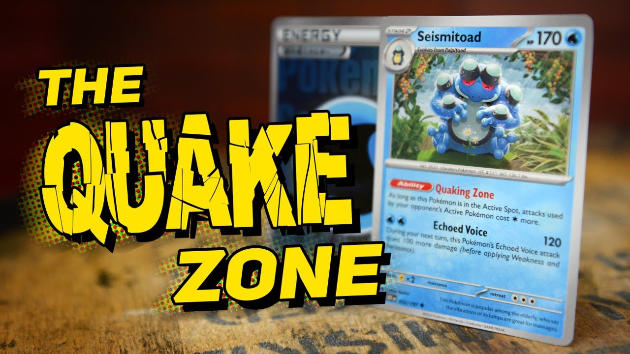 This card is TOADALLY annoying! Stop your opponent from attacking with Seismitoad