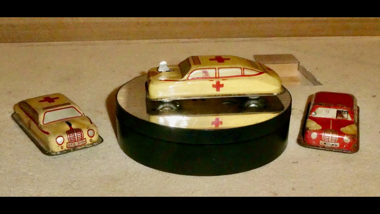Glam Toys mechanical ambulance and Taxi.  No 289