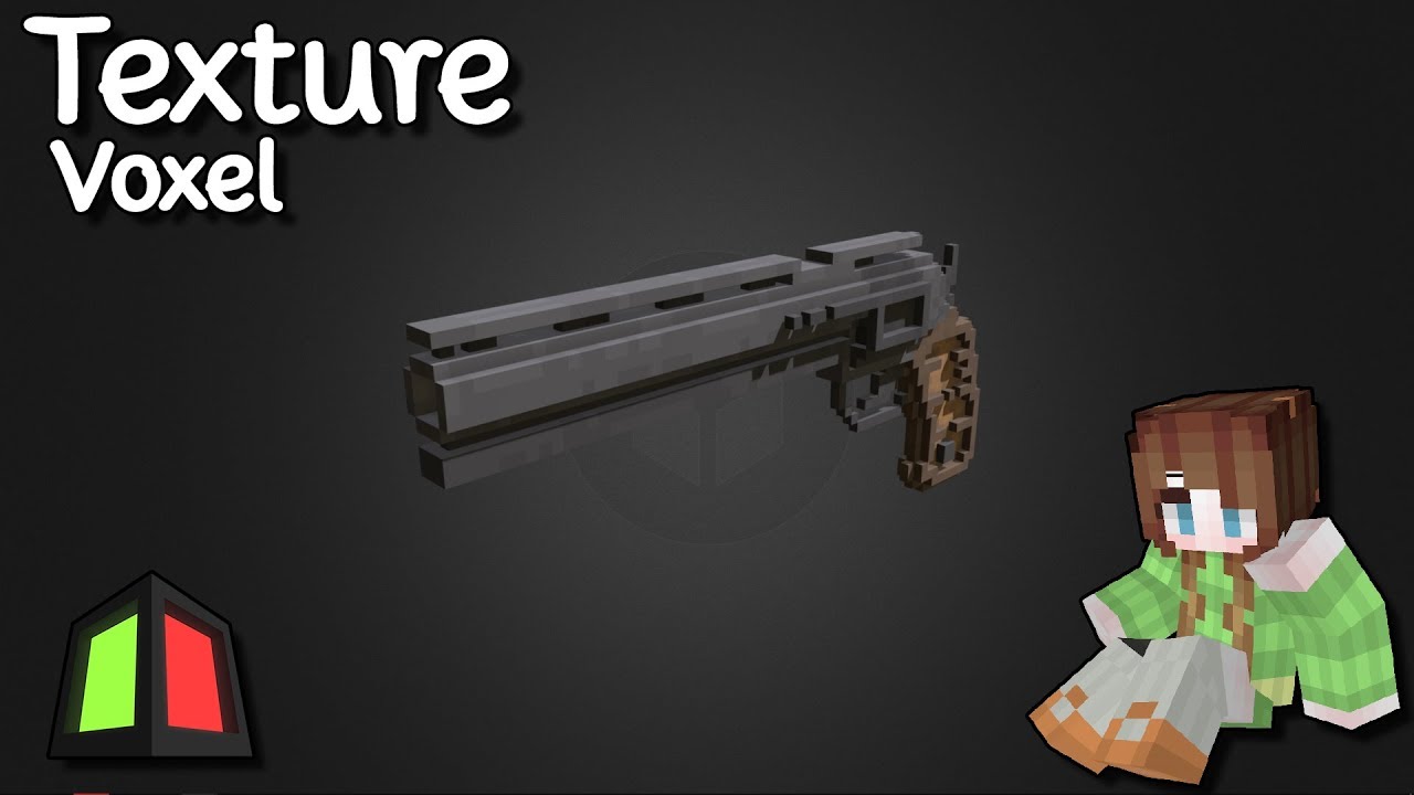[Voxel Texture] - Pistol ? I #Cubik