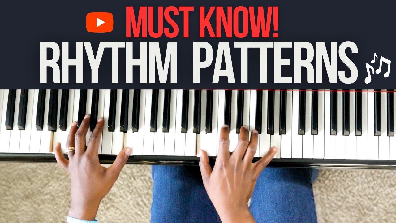 5 MUST KNOW Piano Chord Rhythm Patterns - Perfect For Beginners!