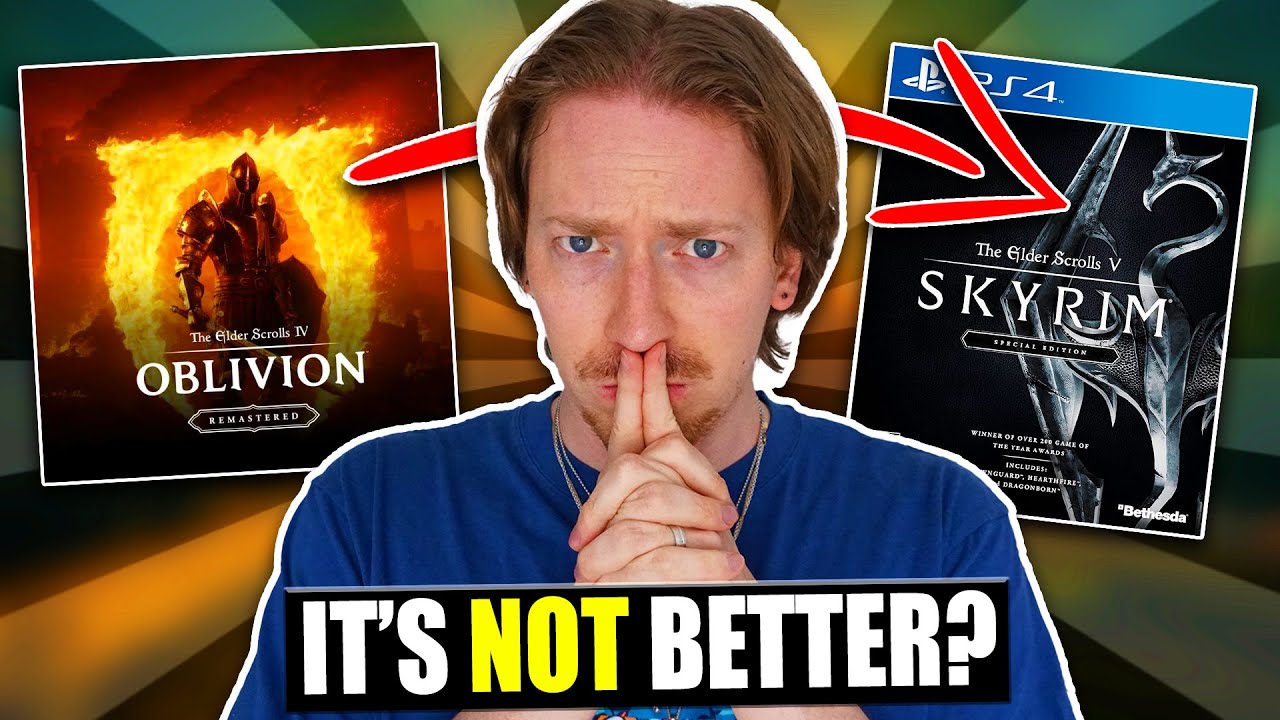Итак, я попробовал поиграть в Skyrim ПОСЛЕ Oblivion Remastered...