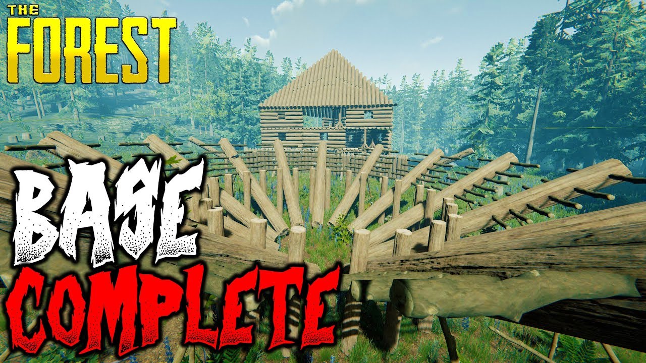 The Forest | THE BASE IS COMPLETE | 1 Life Challenge 5 | HARD SURVIVAL