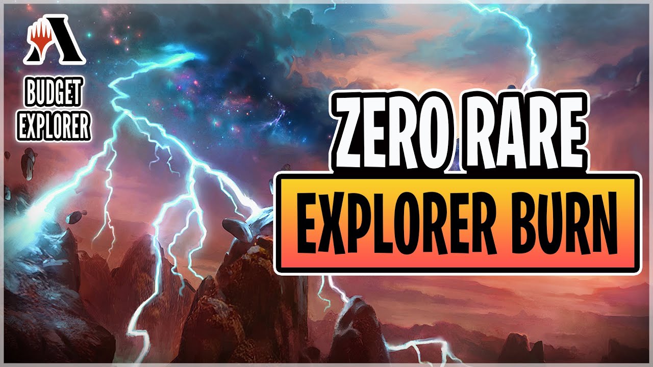 ZERO RARE BURN is a GREAT Competitive First Explorer Deck | Budget MTG Arena Explorer