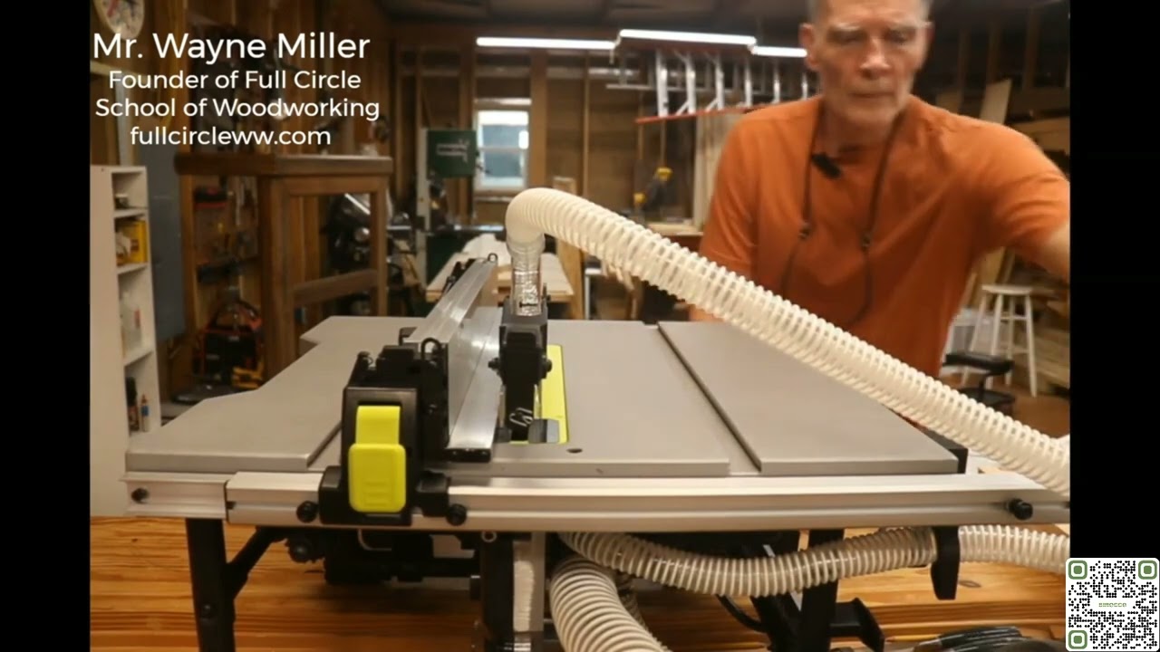 Sirocco 10 inch dustless table saw evaluation by Mr  Wayne Miller