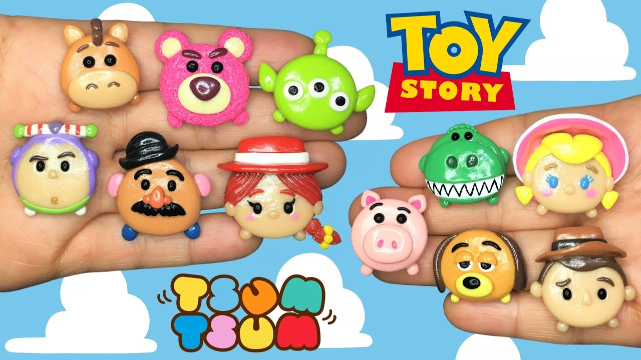 TOY STORY TSUM TSUM! Polymer Clay Tutorial [Manualidades Kawaii]