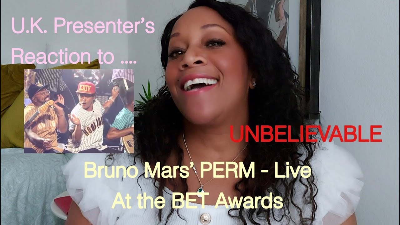 Bruno Mars' PERM - Live! -  Woman of the Year 2021 U.K. (finalist)