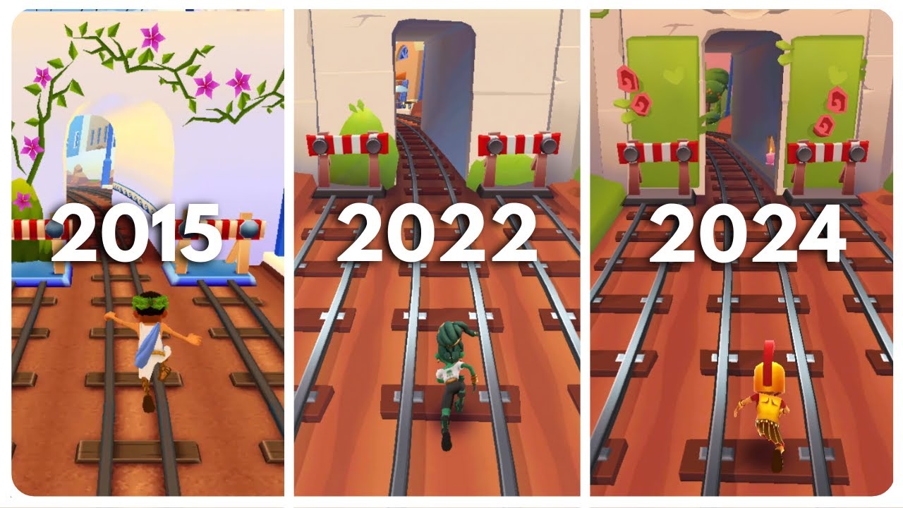Evolution of GREECE Map in Subway Surfers | 2015 - 2022 - 2024