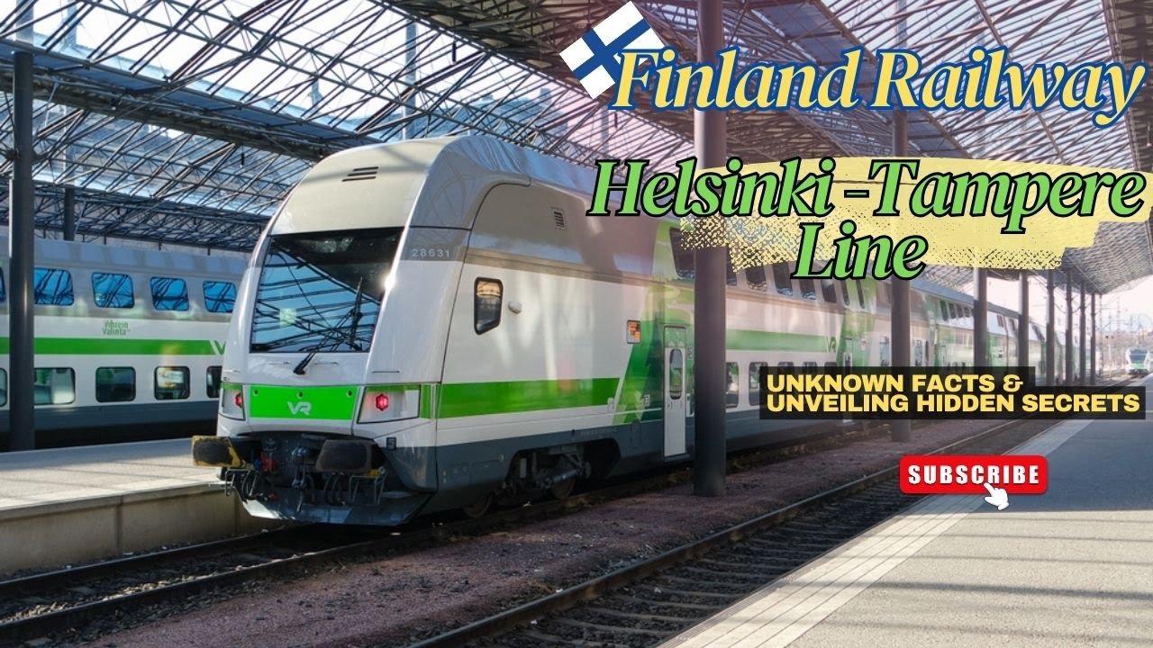 Finish Train Travel | The Helsinki-Tampere Line -Train Videos #railwaywonders