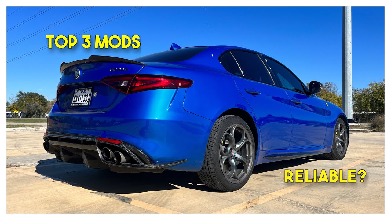 Alfa Romeo Giulia 2.0 Top 3 mods and reliability