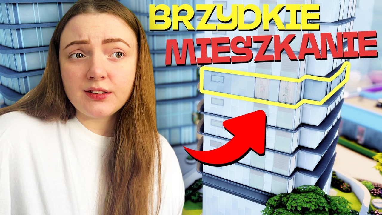 Przerabiam NAJBRZYDSZE mieszkanie w San Myshuno 😭 The Sims 4