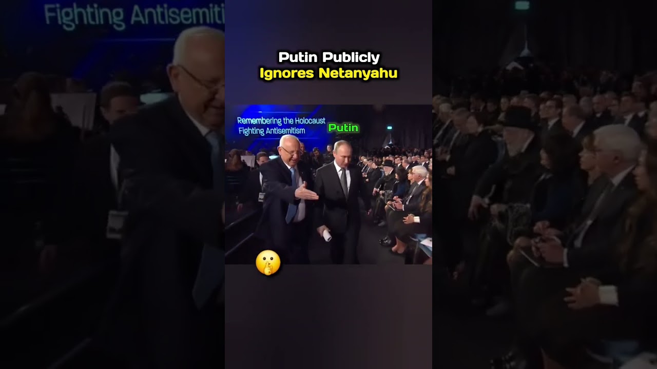 Putin IGNORES Netanyahu in Public ! 😯