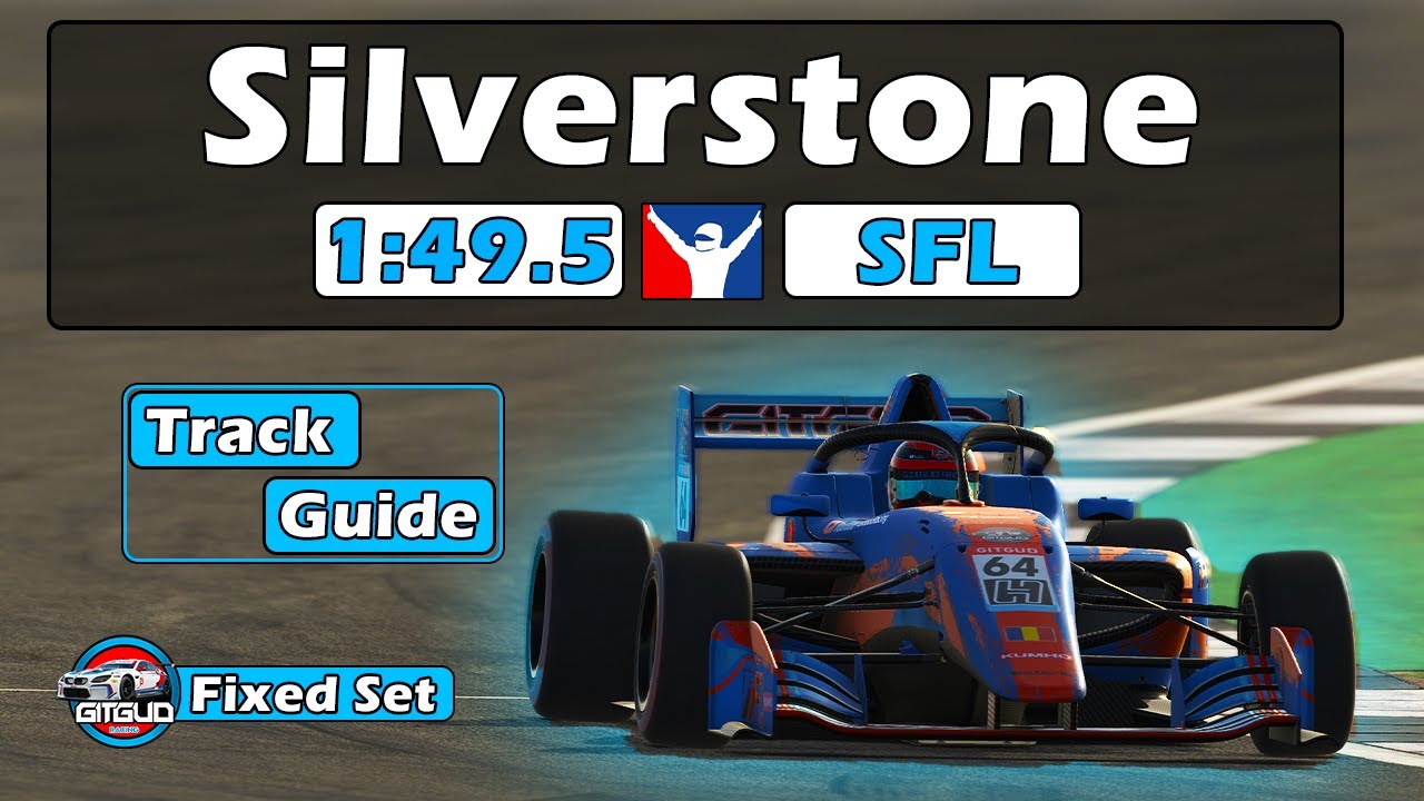 Руководство по трассе Сильверстоун в iRacing Super Formula Lights - 1:49.5 - Сезон 3 2024