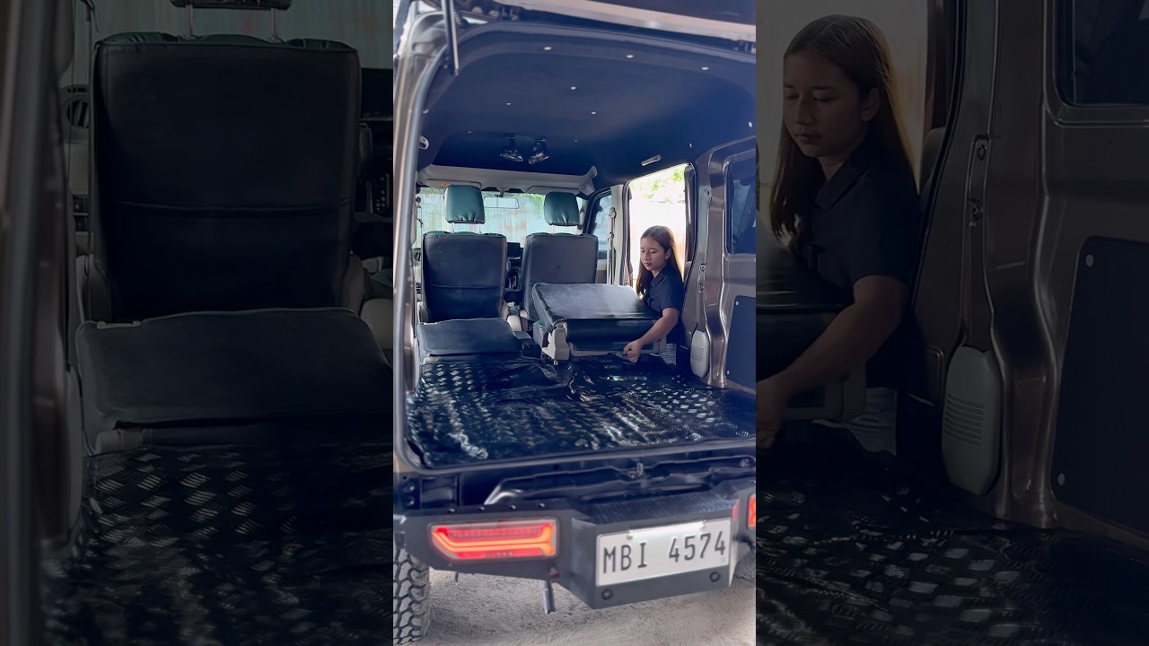 SPACIOUS MINI van #surplustv #campinggear