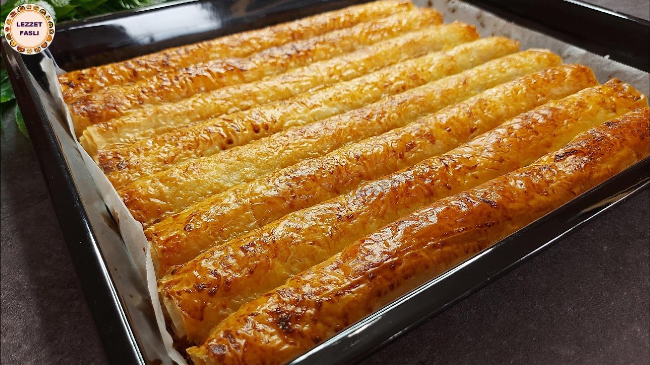 🔊 Эта выпечка издаёт звук! 🤩 Рецепт лукового теста с пахлавой 🧅🥟
