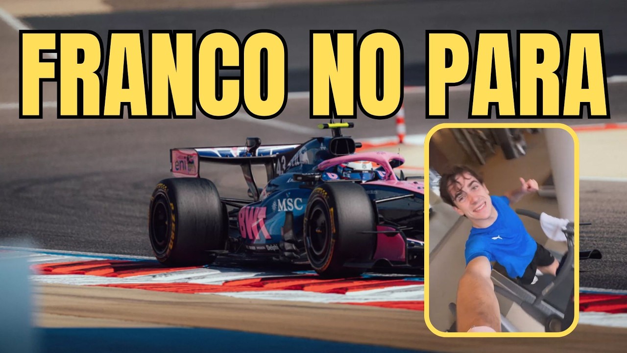 A HORAS DEL COMIENZO DEL GP DE AUSTRALIA FRANCO COLAPINTO NO PARA