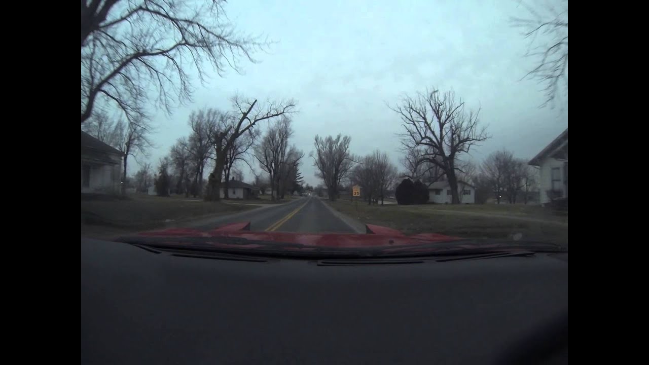 Drive through Skidmore, MO - circa early 2013