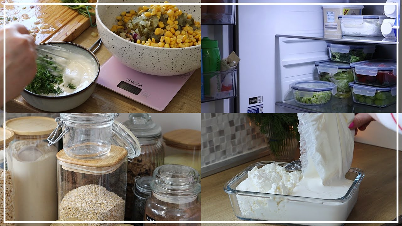 DAN U KUHINJI: PRIPREMA NAMIRNICA NAKON KUPOVINE I KUHANJE  (SALATA S PILETINOM I ŠTRUDLA OD JABUKA)