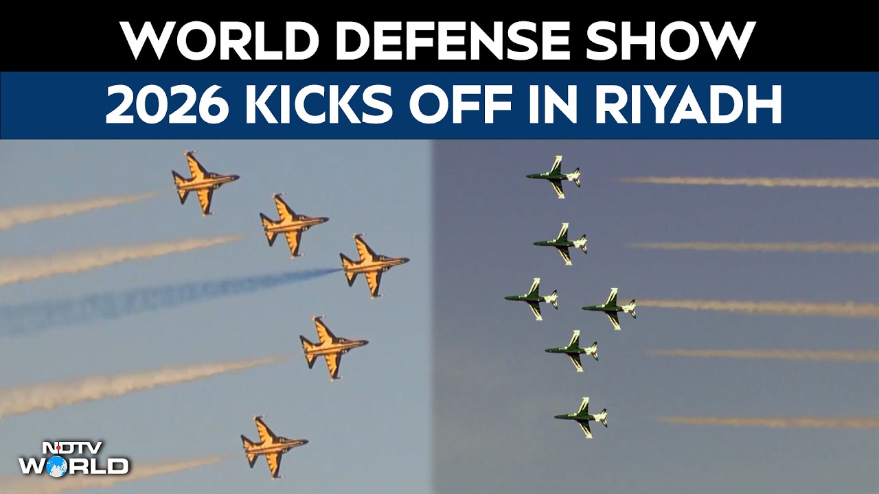 World Defense Show | Fighter Jets Roar Over Riyadh As Saudi Arabia Hosts Massive World Defense Show
