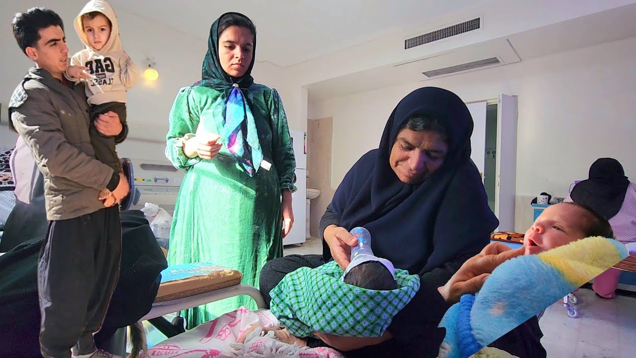 💛👩‍🍼 Razieh's mother's loving care to reduce Araz's jaundice
