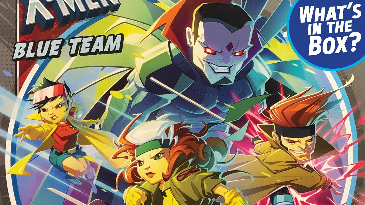 BLUE TEAM Expansion Unboxing for Marvel United X-Men