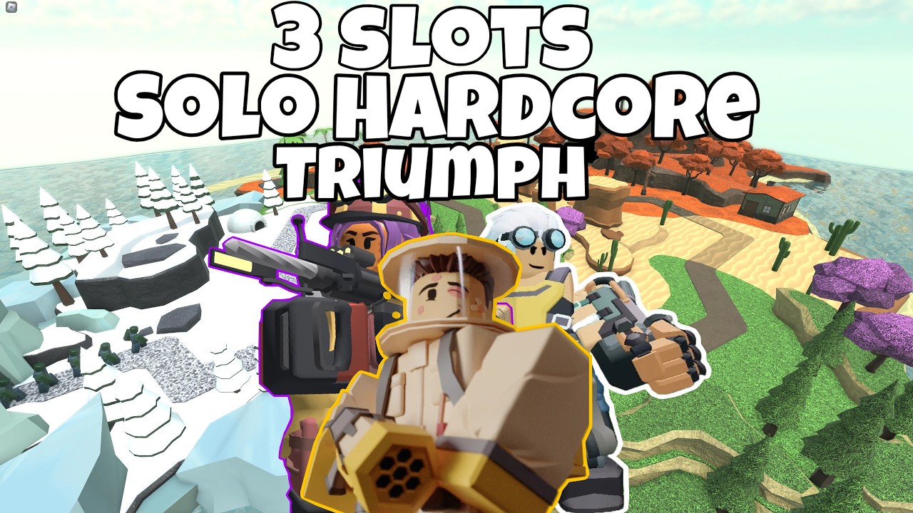 Three Slots Solo Hardcore Triumph / Tower Defense Simulator