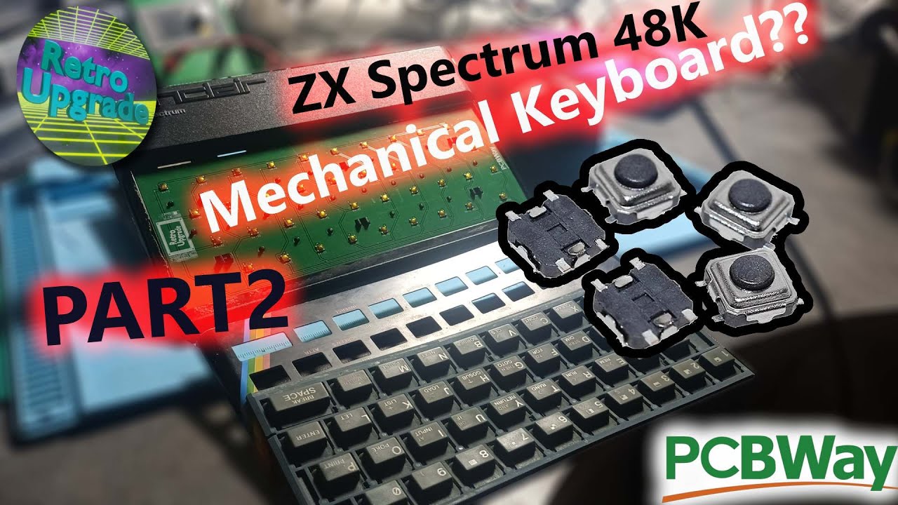 🔧 Enhancing My ZX Spectrum Mechanical Keyboard: New Buttons, New Insights