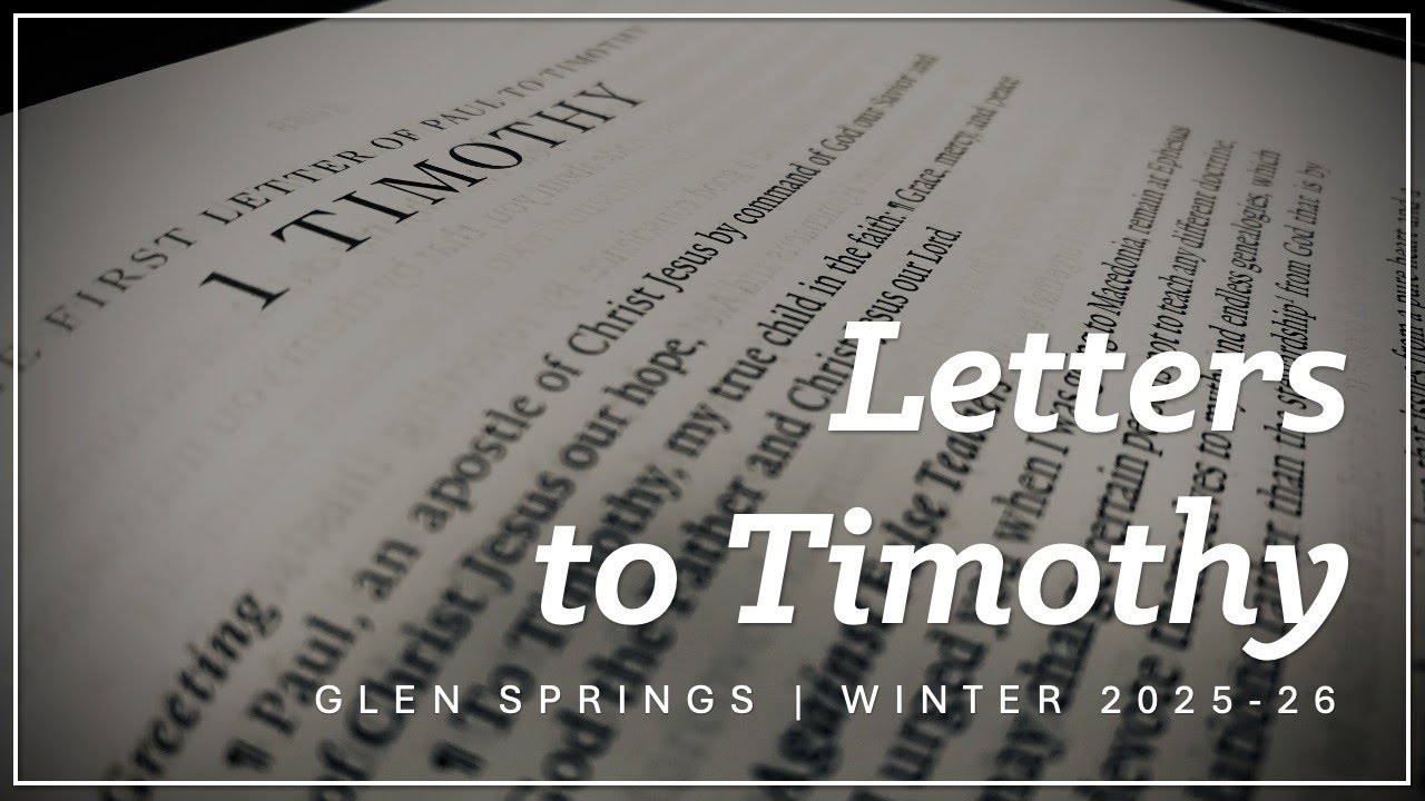 Letters to Timothy #10