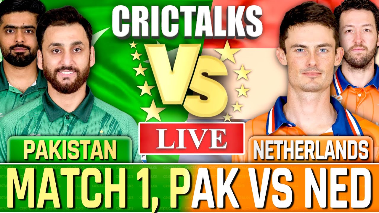 🔴 PAK vs NED Live Match Today, Last 7 Overs, World Cup, Live Cricket Scores Commentary, CricTalks