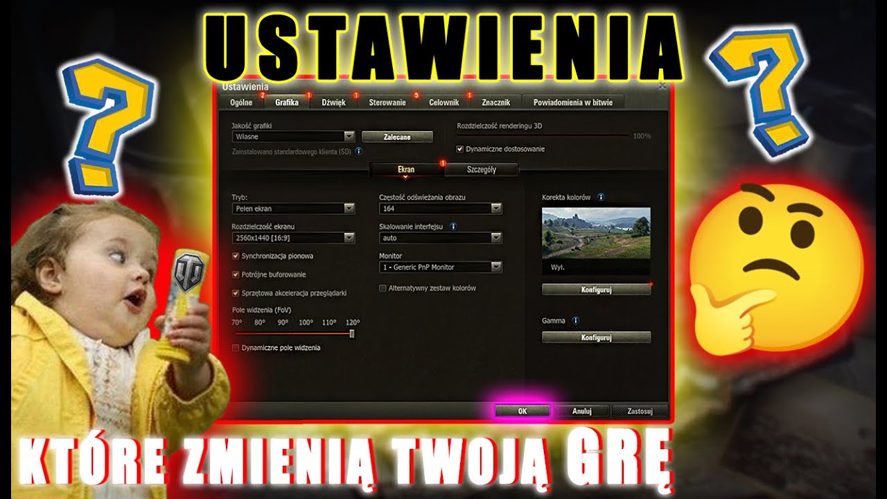 World of Tanks | Poradnik Pandi-ego, Ustawienia kt&oacute;re zmienią twoją GRĘ !!! | #wot #poradnik #4k #wg