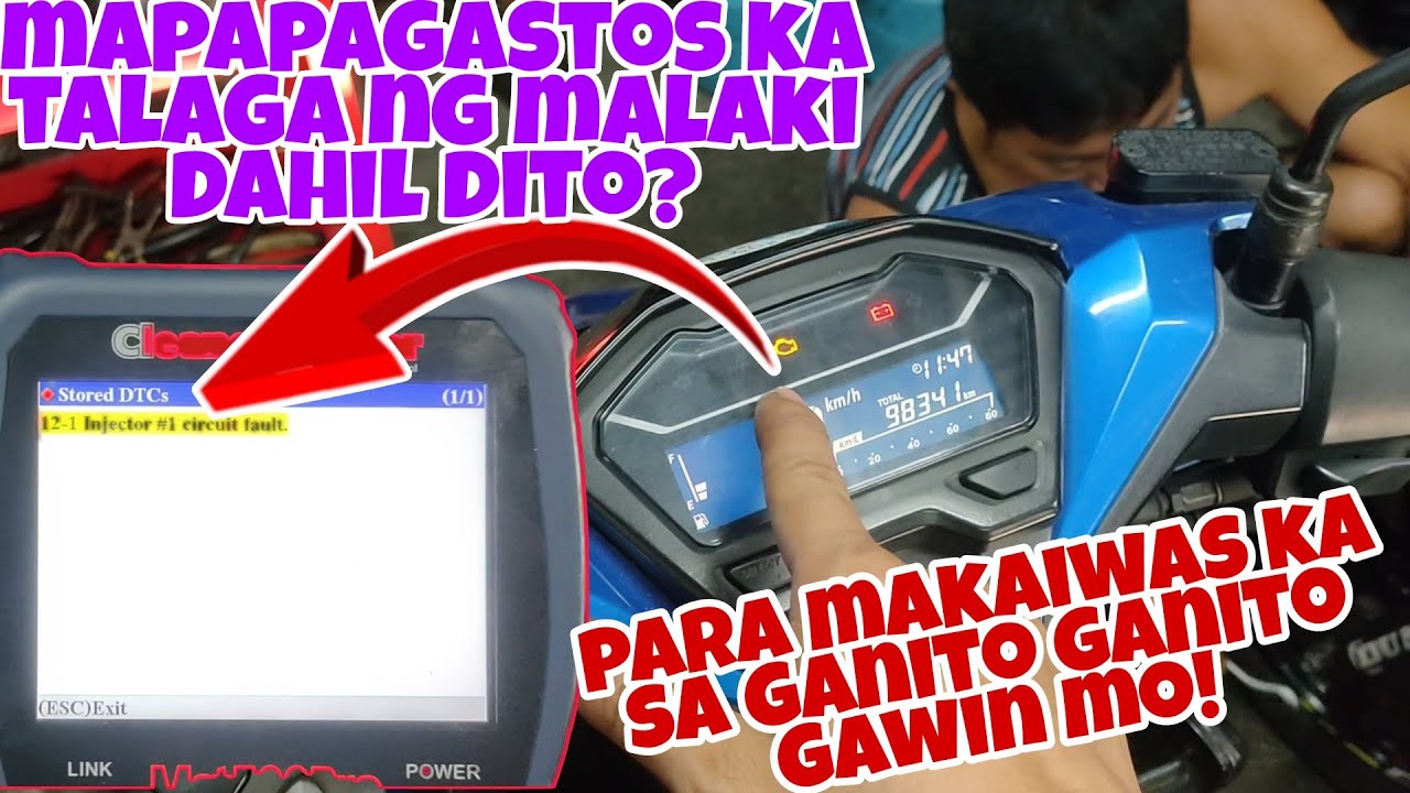 check engine honda click125 | para makaiwas ka sa malaking gastos ganito ang gawin mo?