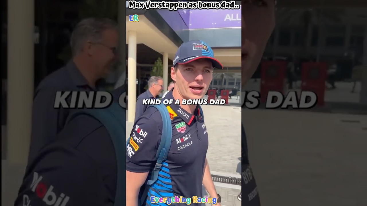 Max Verstappen as bonus dad #maxverstappen #abudhabigp #f1shorts